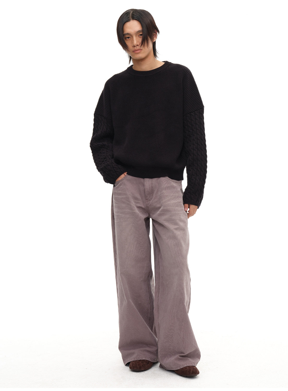 Auron™ | Wash Wide Leg Jeans