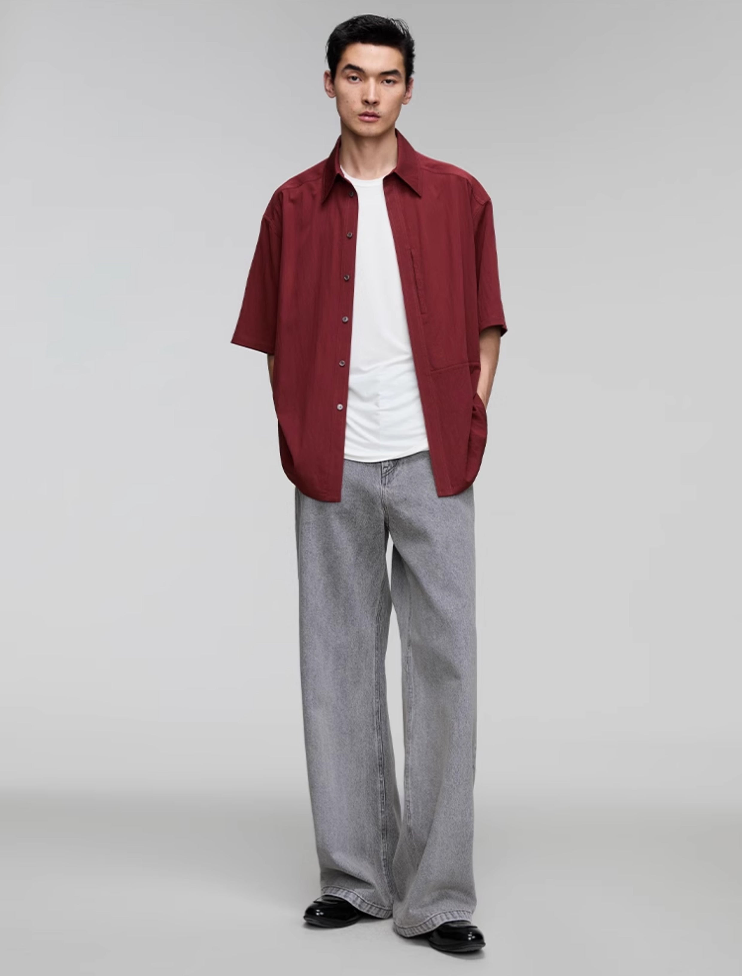 Kairo™ | Washed Denim Hose in Farbe