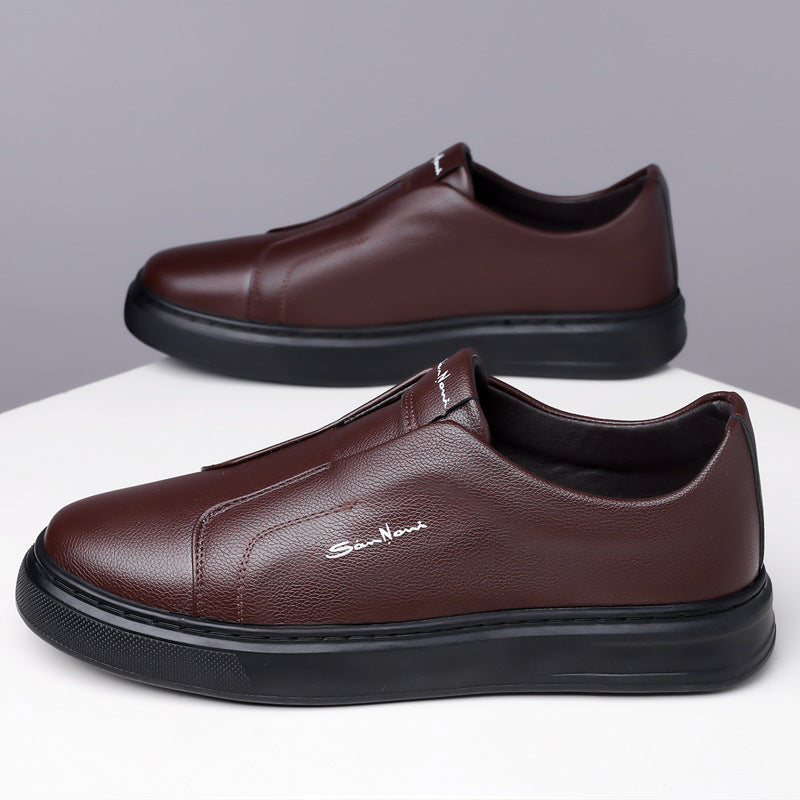 Silvano™ | Leather Slip-On Shoes