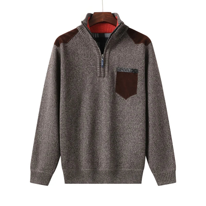 Hermann™ Viertelzip-Pullover