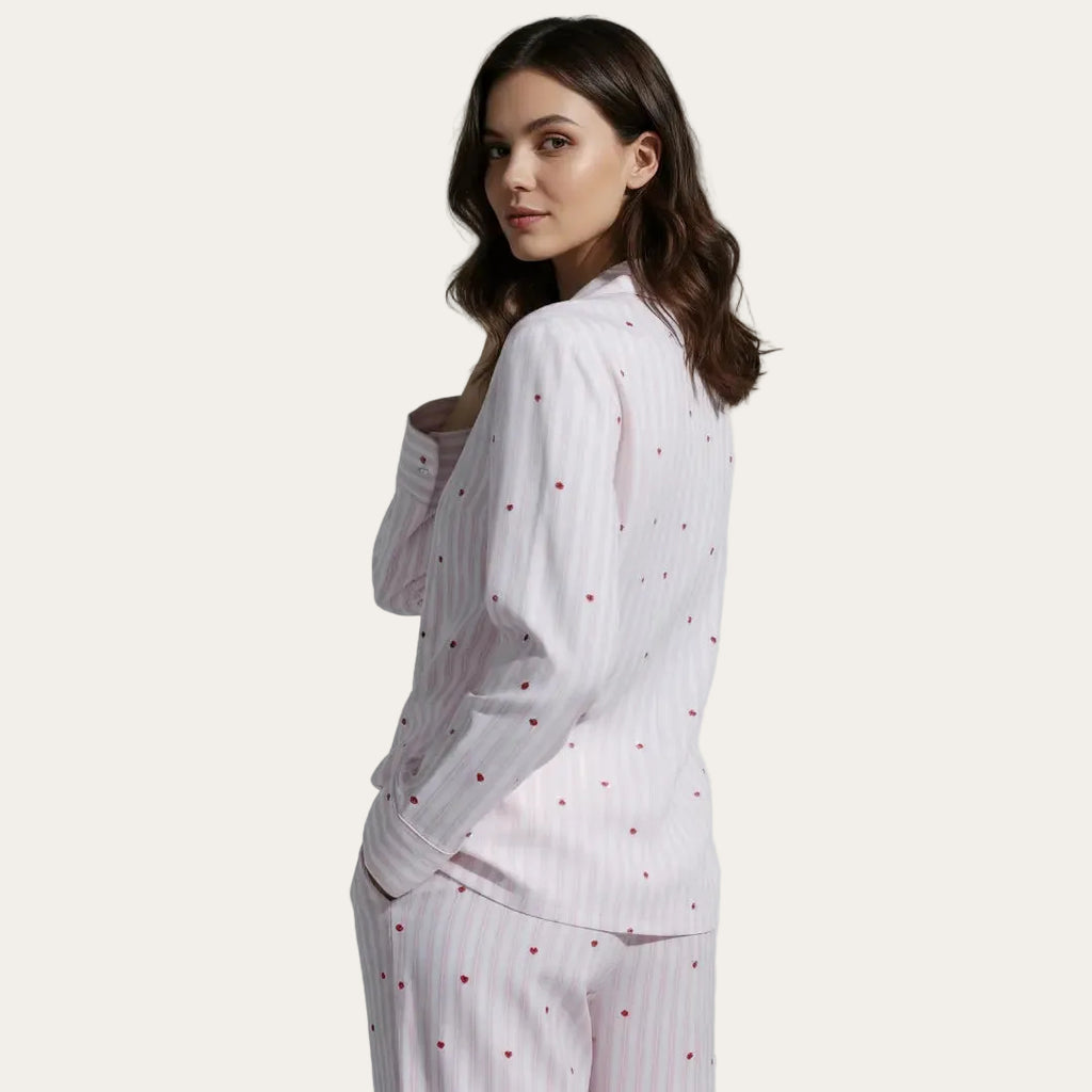 Pyjama-Set™ mit Herzen | Lang