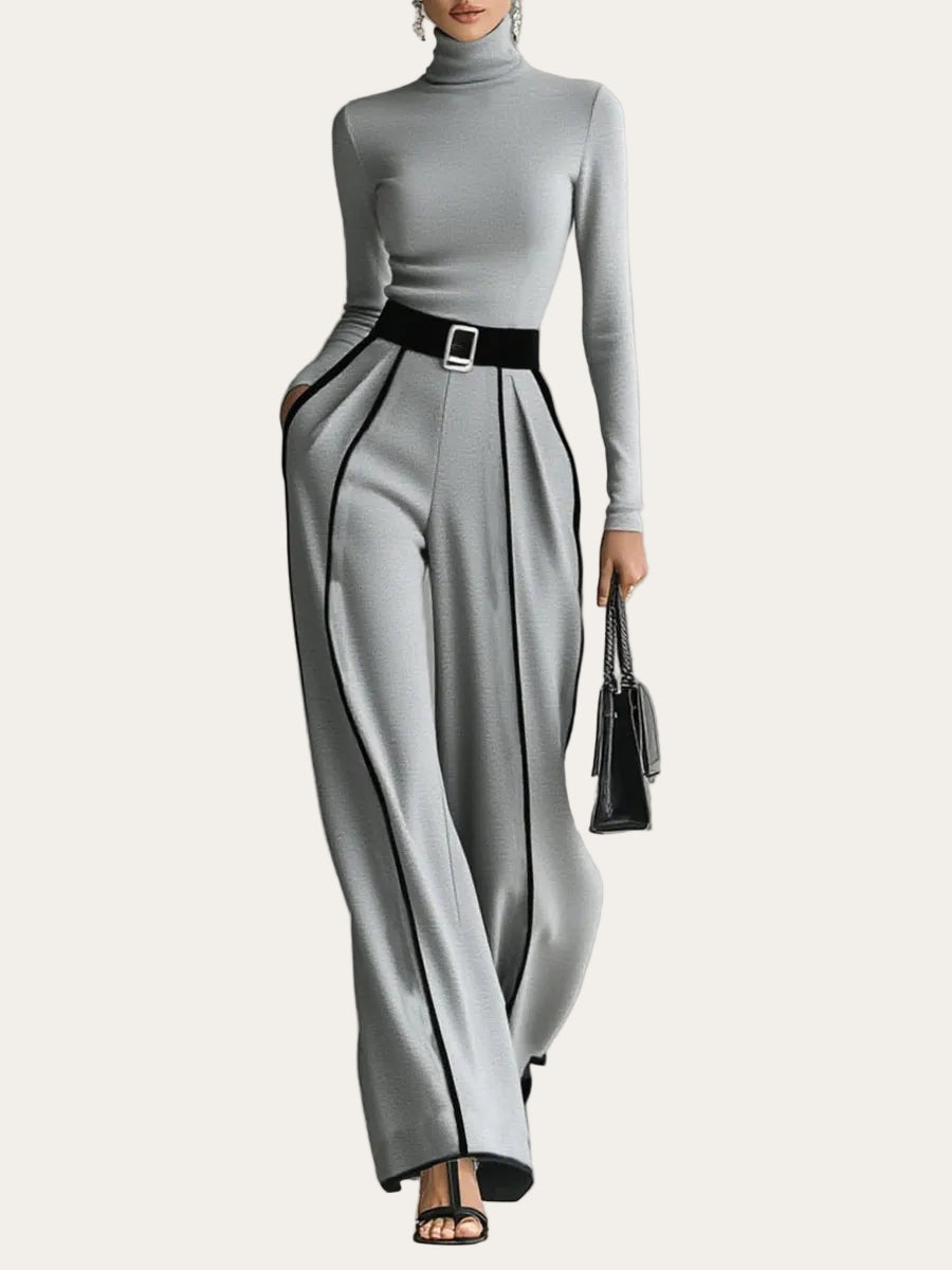 Mayfair™ | Elegantes Strick-Set mit weitem Bein