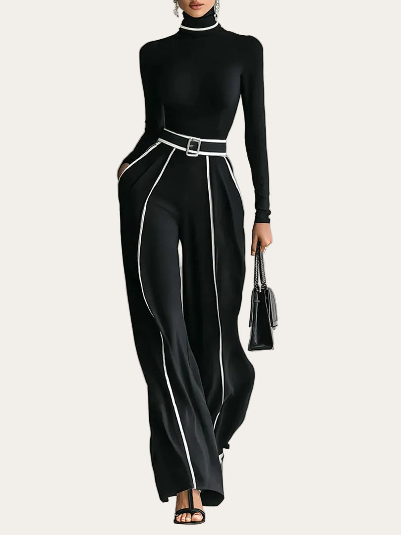 Mayfair™ | Elegantes Strick-Set mit weitem Bein