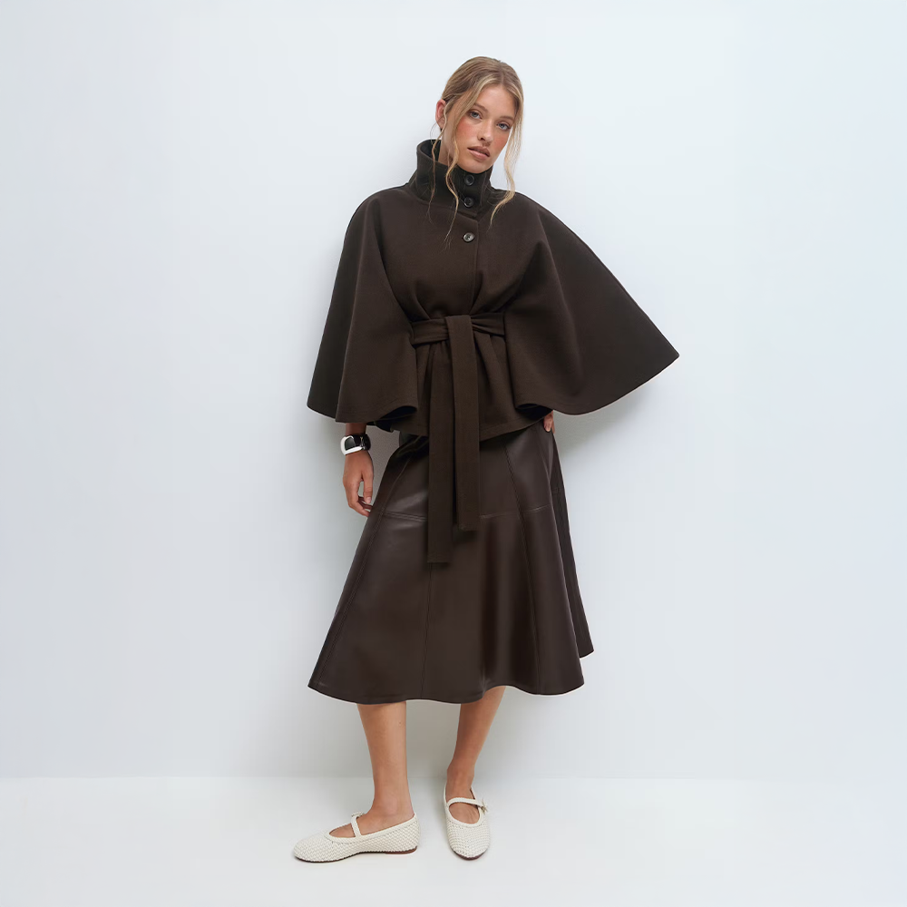 Aurélie™ | Cape mit Gürtel
