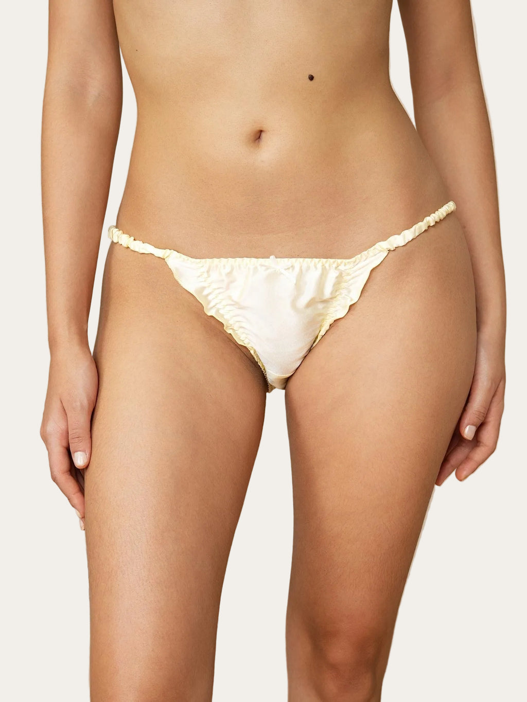 Silk Ruffle™ | Maulbeerseiden-Slip mit Rüschen