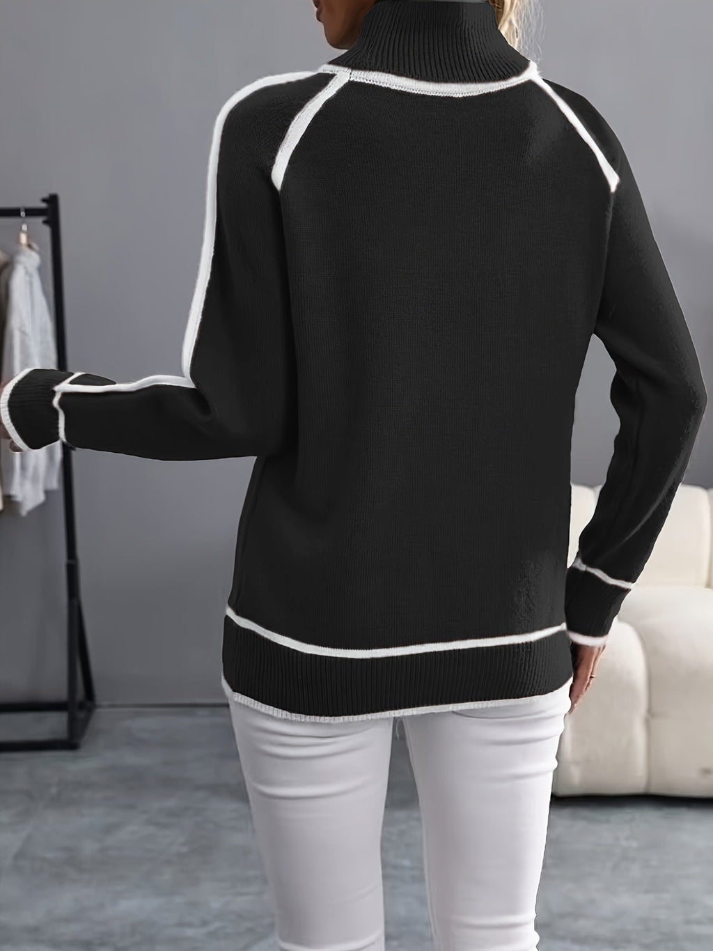 Janice™ High-Neck-Pullover