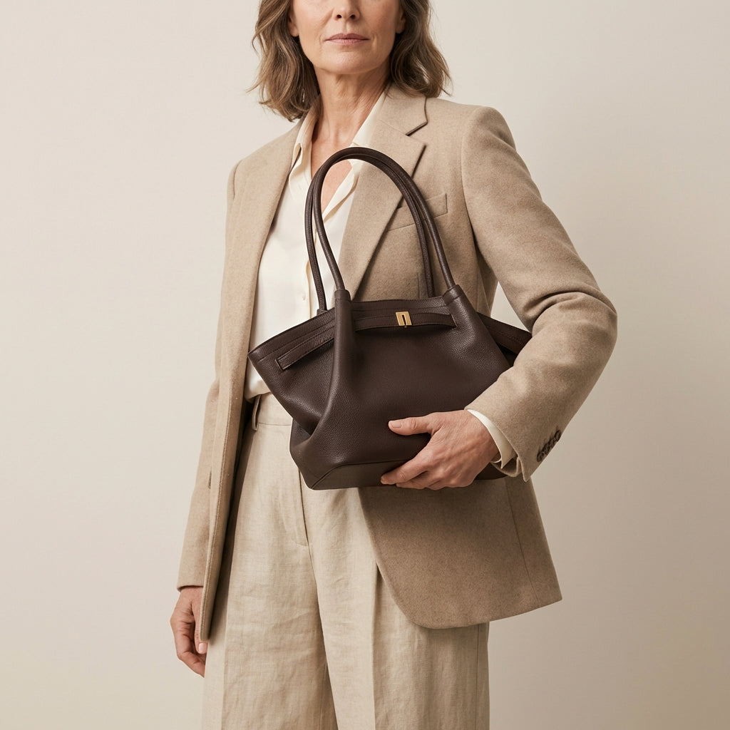 Luna | Tote Bag Dunkelbraun