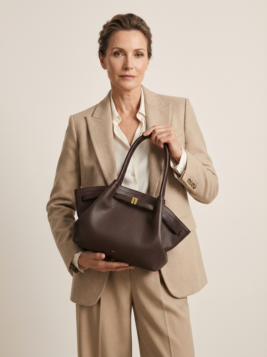 Luna | Tote Bag Dunkelbraun