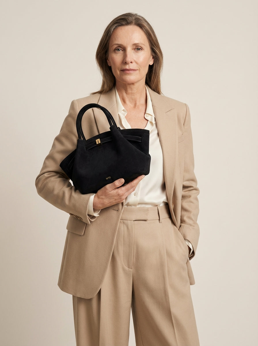 Luna | kleine Tote Bag Schwarz